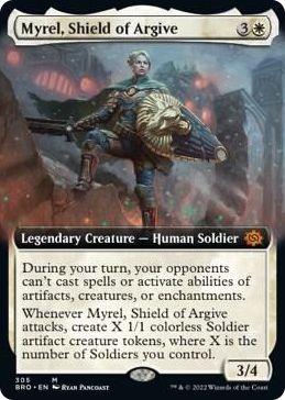 0305 Myrel, Shield of Argive (Extended Art) M The Brothers' War