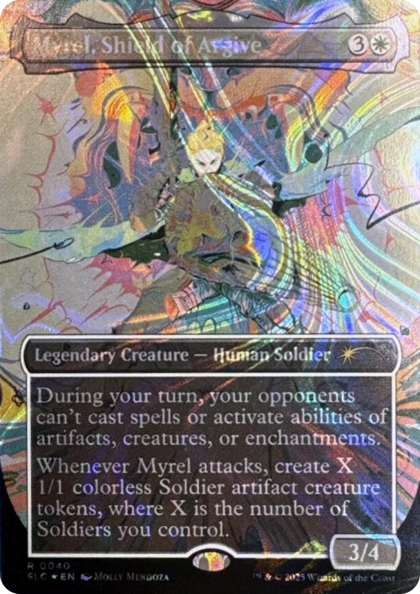 0040 Myrel, Shield of Argive (Halo Foil) R Secret Lair Countdown Kit