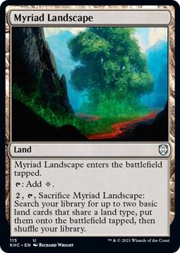 0115 Myriad Landscape U Commander: Kaldheim