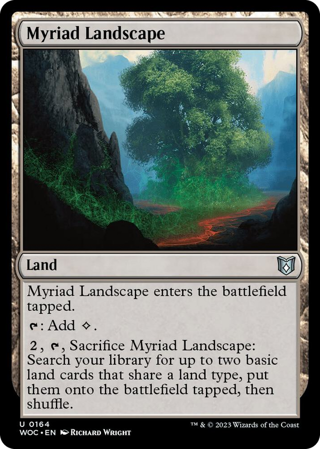 0164 Myriad Landscape U Commander: Wilds of Eldraine