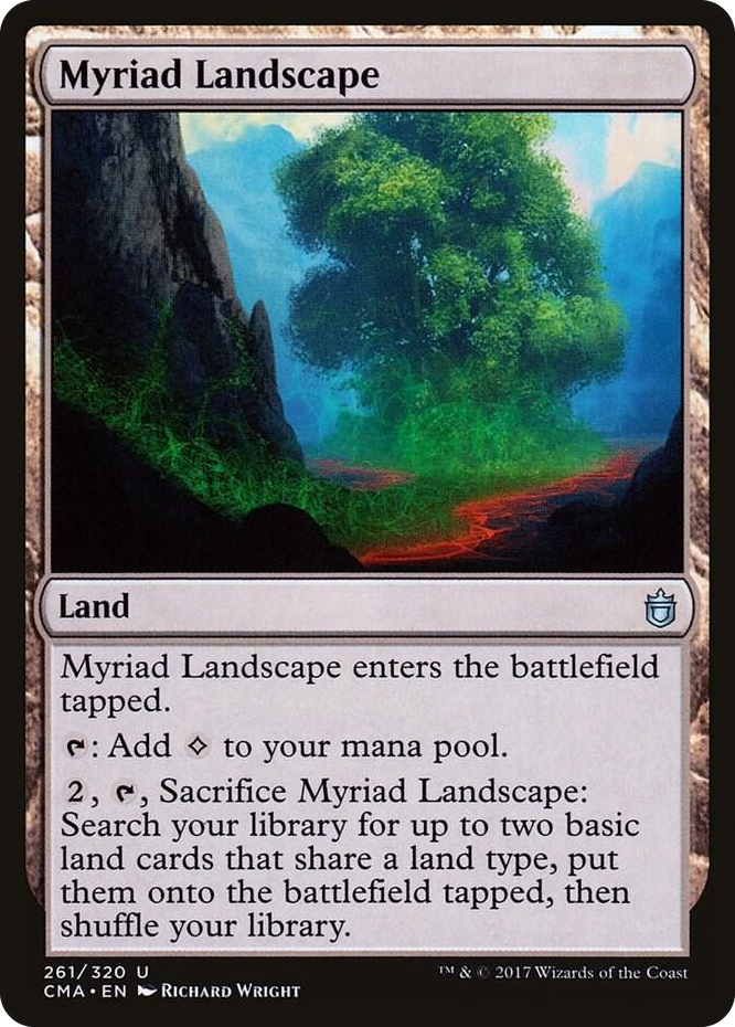 Myriad Landscape #261 U - Commander Anthology Pokemon card