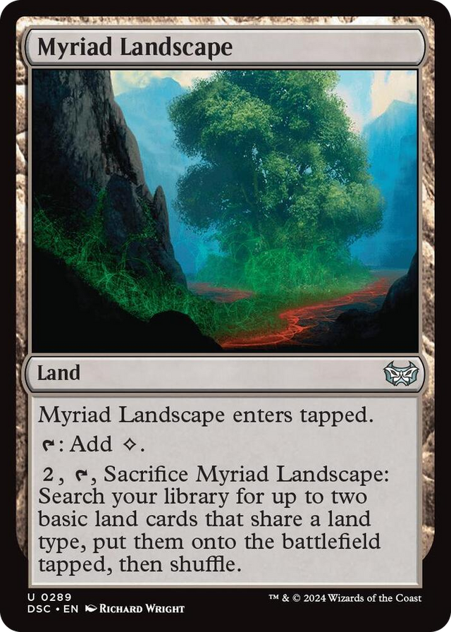 0289 Myriad Landscape U Commander: Duskmourn: House of Horror