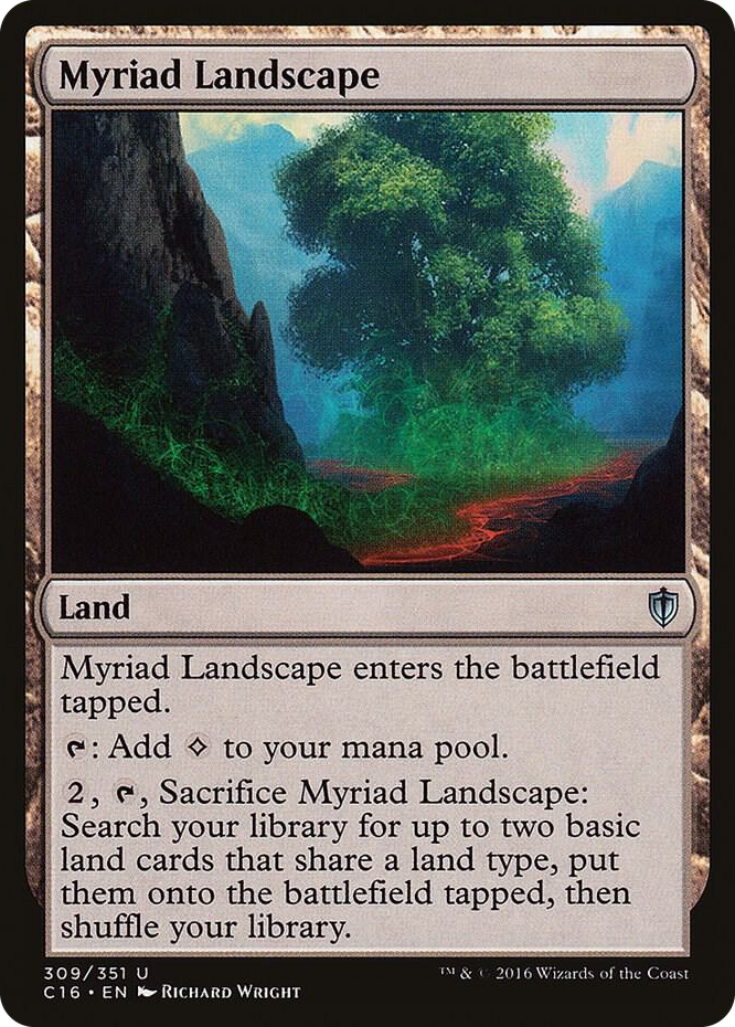 Myriad Landscape #309 U - Commander 2016 Pokemon card
