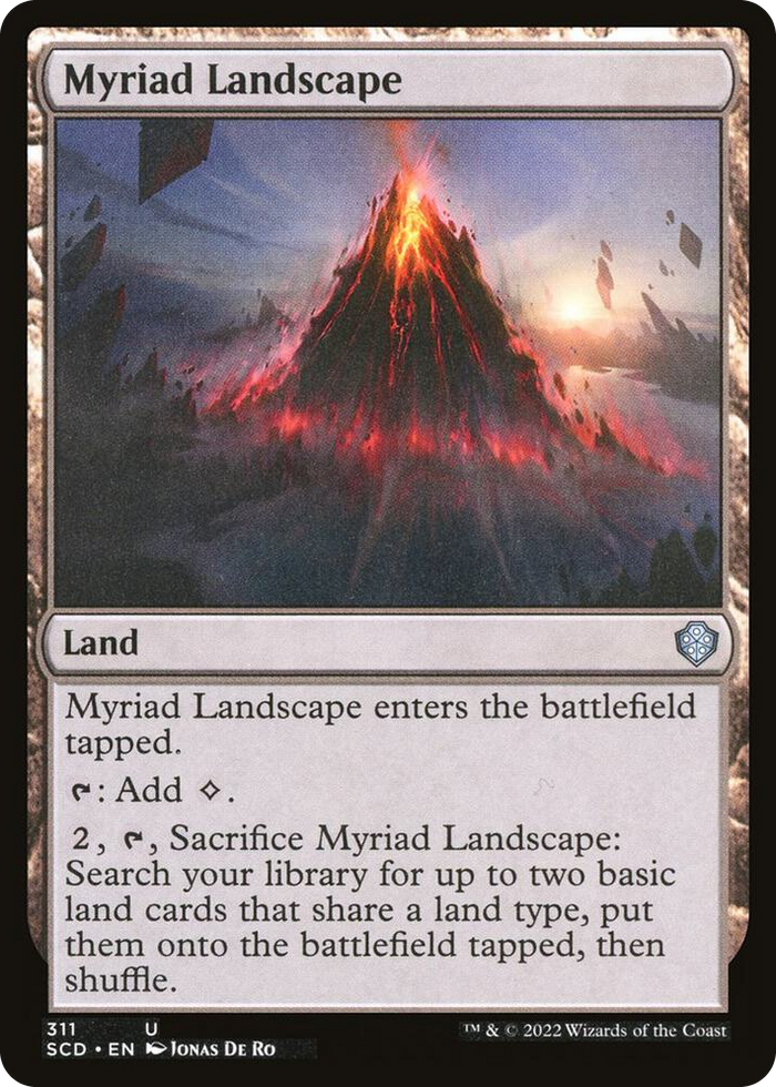 Myriad Landscape #311 U - Starter Commander Decks Pokemon card