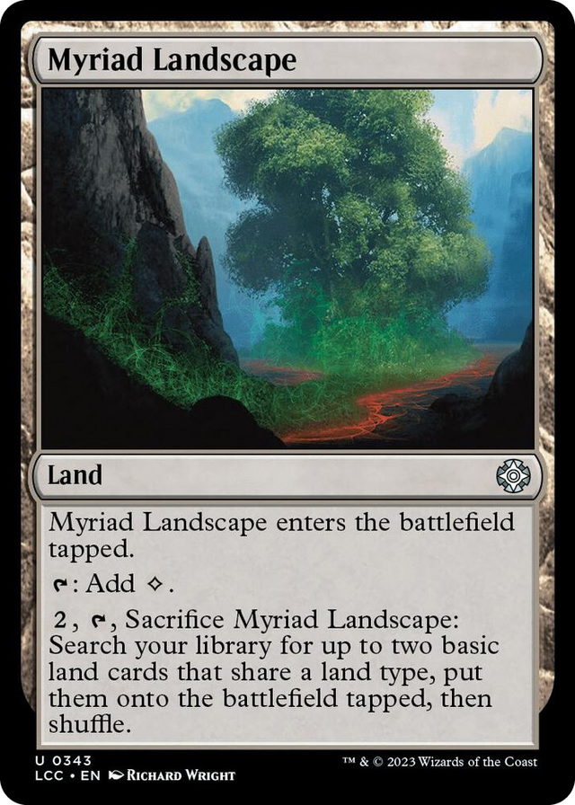 0343 Myriad Landscape U Commander: The Lost Caverns of Ixalan