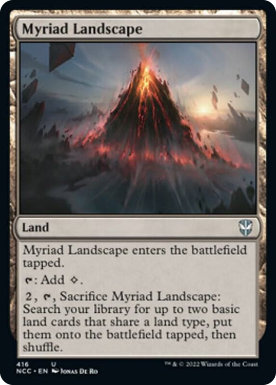 0416 Myriad Landscape U Commander: Streets of New Capenna
