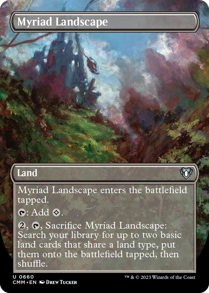 0660 Myriad Landscape (Borderless) U Commander Masters