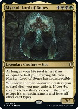 Myrkul, Lord of Bones #287 R - Commander Legends: Battle for Baldur's Gate Pokemon card