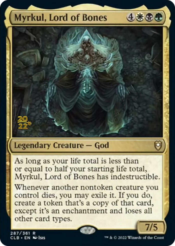 Myrkul, Lord of Bones #287 R - Prerelease Cards Pokemon card