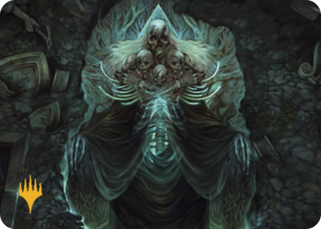 0039 Myrkul, Lord of Bones Art Card (39/81) (Gold-Stamped) S Art Series: Commander Legends: Battle for Baldur's Gate