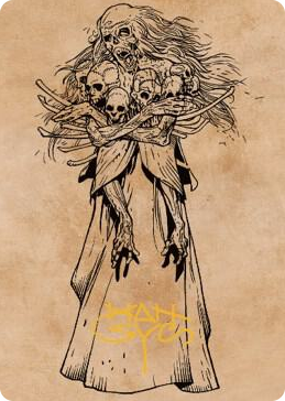 0073 Myrkul, Lord of Bones Art Card (73/81) (Gold-Stamped Signature) S Art Series: Commander Legends: Battle for Baldur's Gate