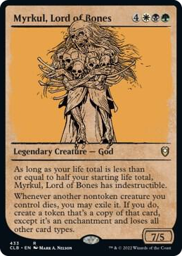 0433 Myrkul, Lord of Bones (Showcase) R Commander Legends: Battle for Baldur's Gate