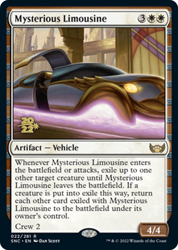Mysterious Limousine #22 R - Prerelease Cards Pokemon card