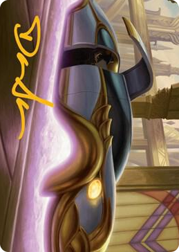 0006 Mysterious Limousine Art Card (Gold-Stamped Signature) S Art Series: Streets of New Capenna