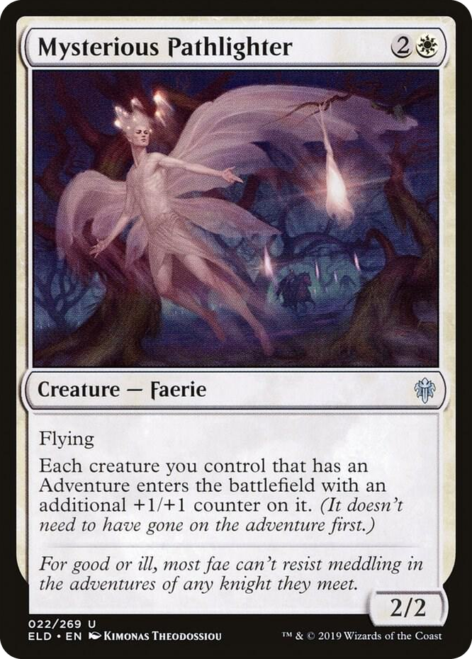 0022 Mysterious Pathlighter U Throne of Eldraine