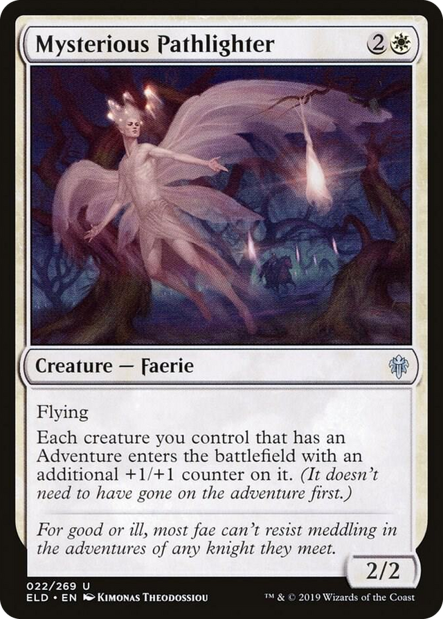 0022 Mysterious Pathlighter U Throne of Eldraine