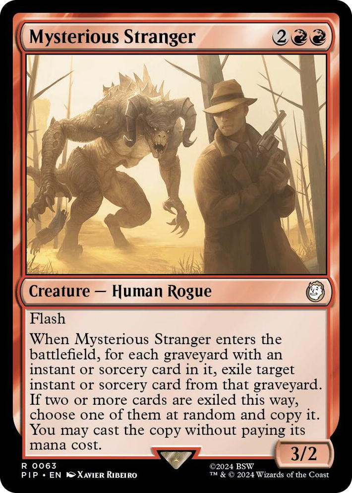 0063 Mysterious Stranger R Universes Beyond: Fallout