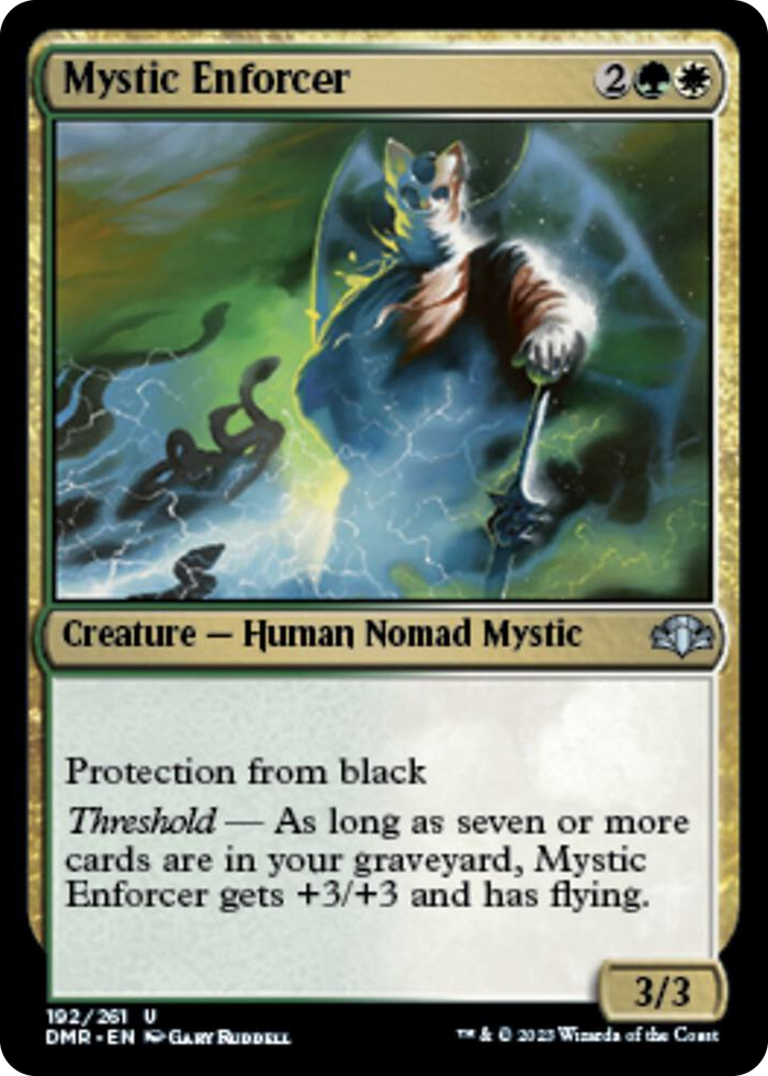 Mystic Enforcer #192 U - Dominaria Remastered Pokemon card