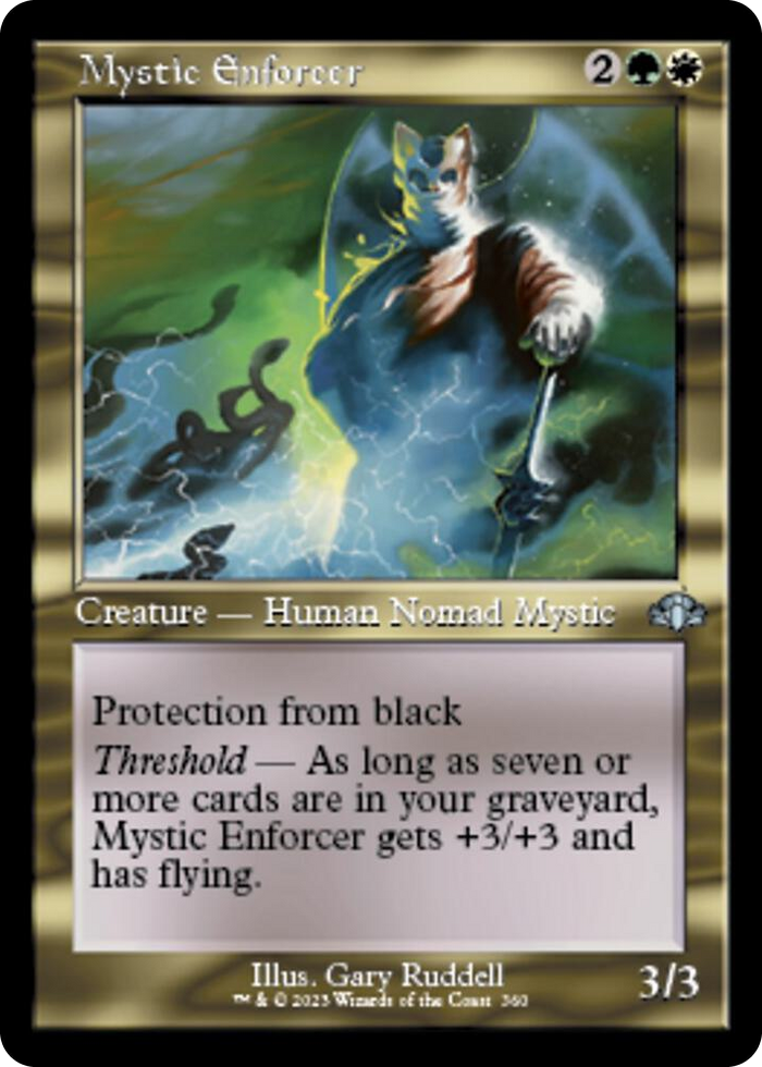 Mystic Enforcer (Retro Frame) #360 U - Dominaria Remastered Pokemon card