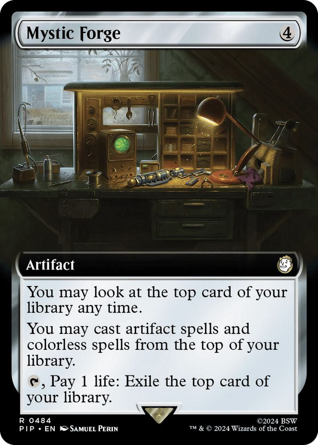 0484 Mystic Forge (Extended Art) R Universes Beyond: Fallout