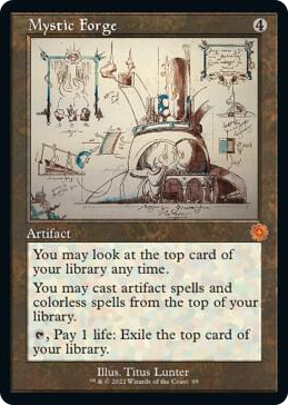 0099 Mystic Forge (Schematic) M The Brothers' War: Retro Frame Artifacts