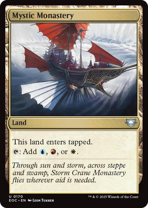 0170 Mystic Monastery U Commander: Edge of Eternities
