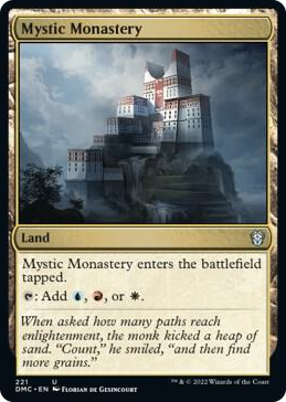 0221 Mystic Monastery U Commander: Dominaria United