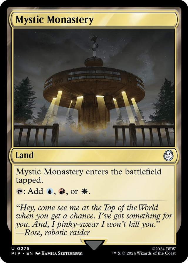 0275 Mystic Monastery U Universes Beyond: Fallout