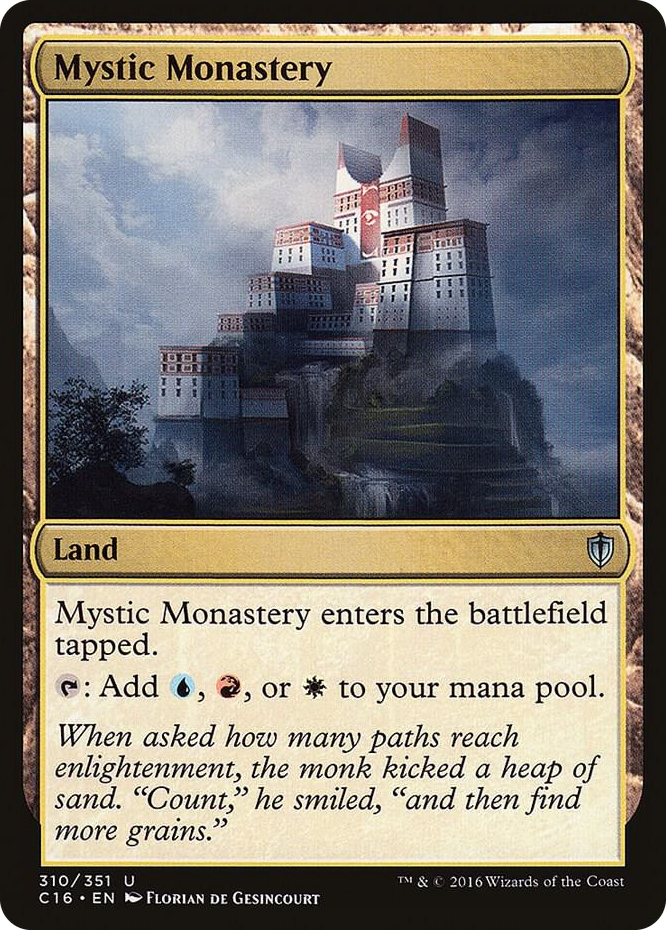 Mystic Monastery #310 U - Commander 2016 Pokemon card