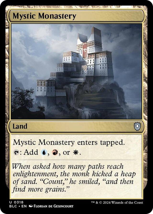 0318 Mystic Monastery U Commander: Bloomburrow