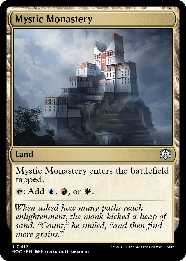 0417 Mystic Monastery U Commander: March of the Machine