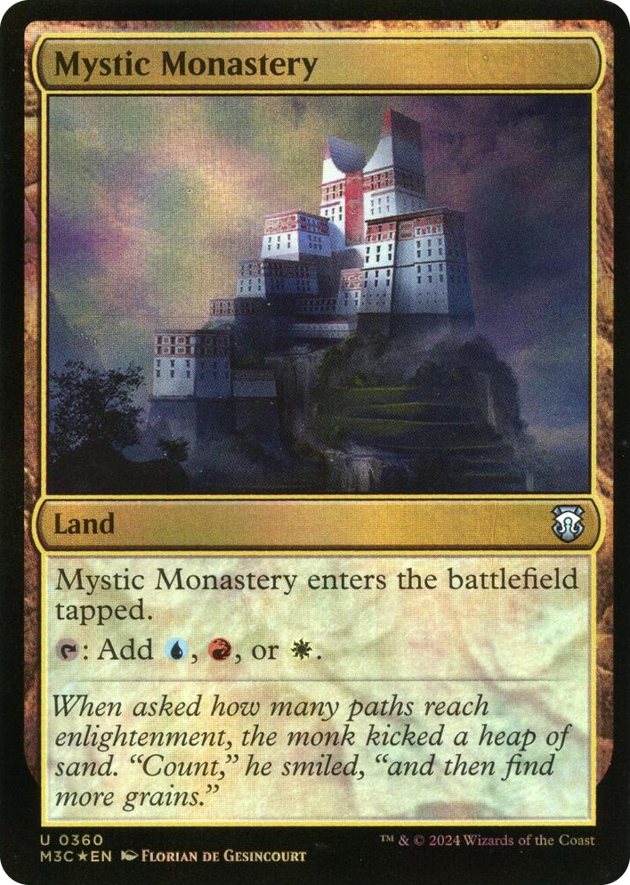 0360 Mystic Monastery (Ripple Foil) U Commander: Modern Horizons 3