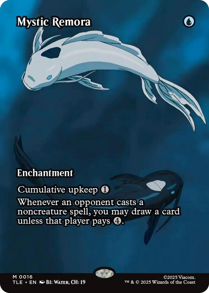 Mystic Remora (Borderless) #16 M - The Last Airbender: Eternal-Legal Pokemon card