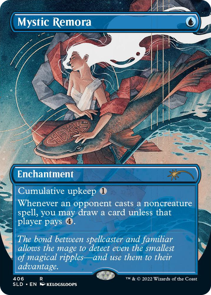 0406 Mystic Remora (Borderless) R Secret Lair Drop Series