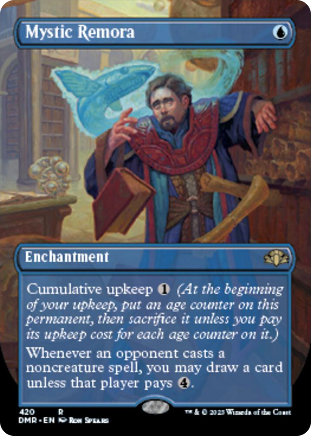 0420 Mystic Remora (Borderless) R Dominaria Remastered
