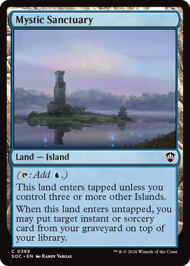 0388 Mystic Sanctuary C Commander: Secrets of Strixhaven