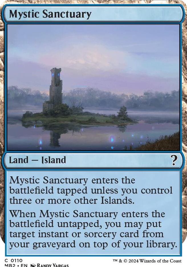 0110 Mystic Sanctuary (White Border) C Mystery Booster 2