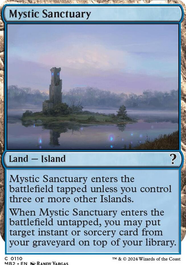 0110 Mystic Sanctuary (White Border) C Mystery Booster 2