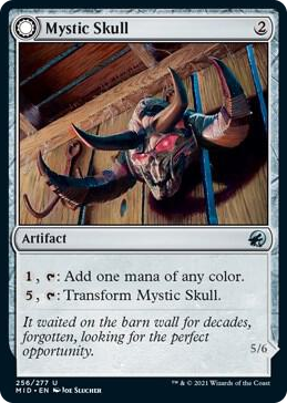 0256 Mystic Skull U Innistrad: Midnight Hunt
