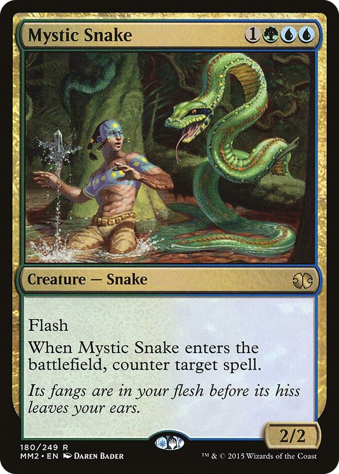 0180 Mystic Snake R Modern Masters 2015