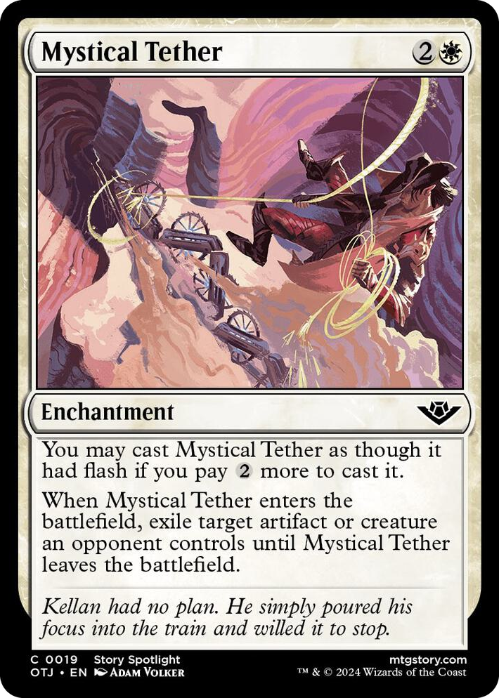 0019 Mystical Tether C Outlaws of Thunder Junction
