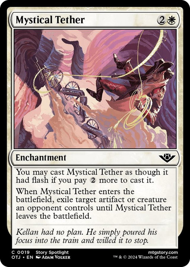 0019 Mystical Tether C Outlaws of Thunder Junction