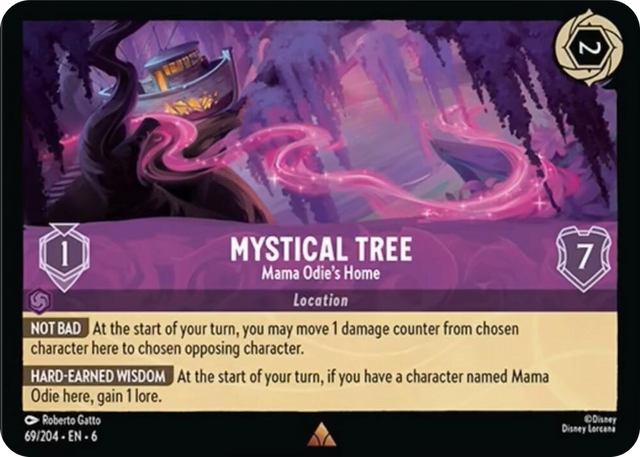 0069 Mystical Tree - Mama Odie's Home Rare Azurite Sea