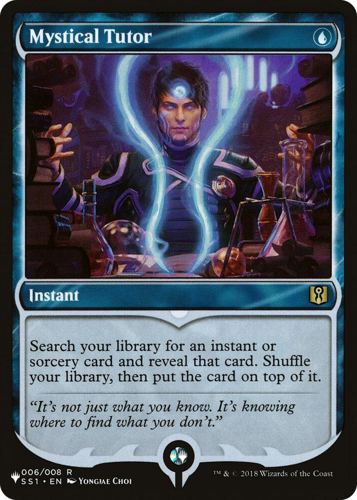 Mystical Tutor #6 R - The List Reprints Pokemon card