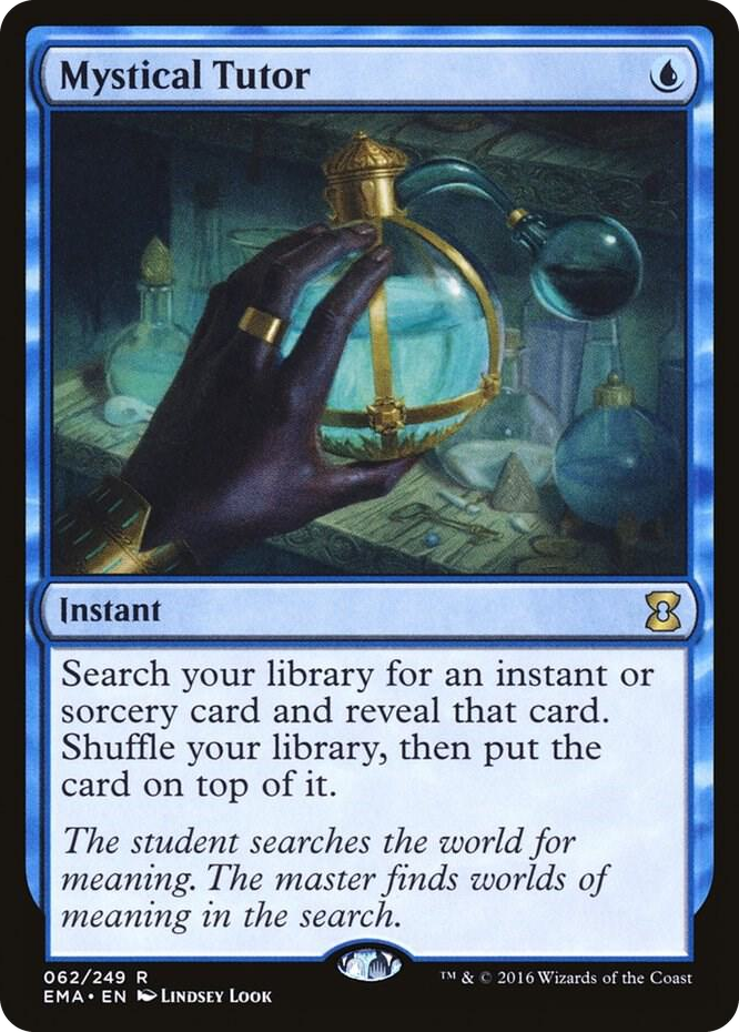 Mystical Tutor #62 R - Eternal Masters Pokemon card