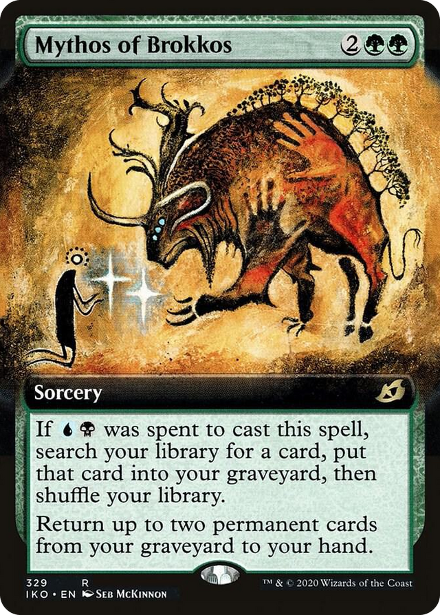 0329 Mythos of Brokkos (Extended Art) R Lair of Behemoths