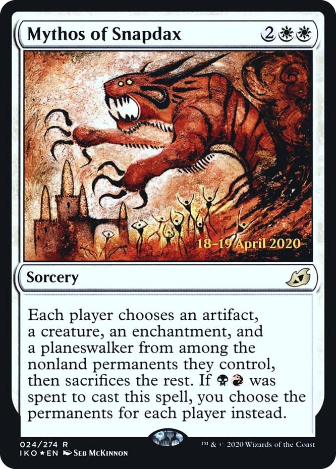 0024 Mythos of Snapdax R Prerelease Cards