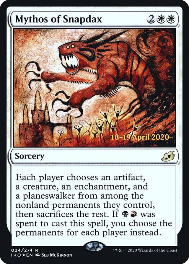0024 Mythos of Snapdax R Prerelease Cards