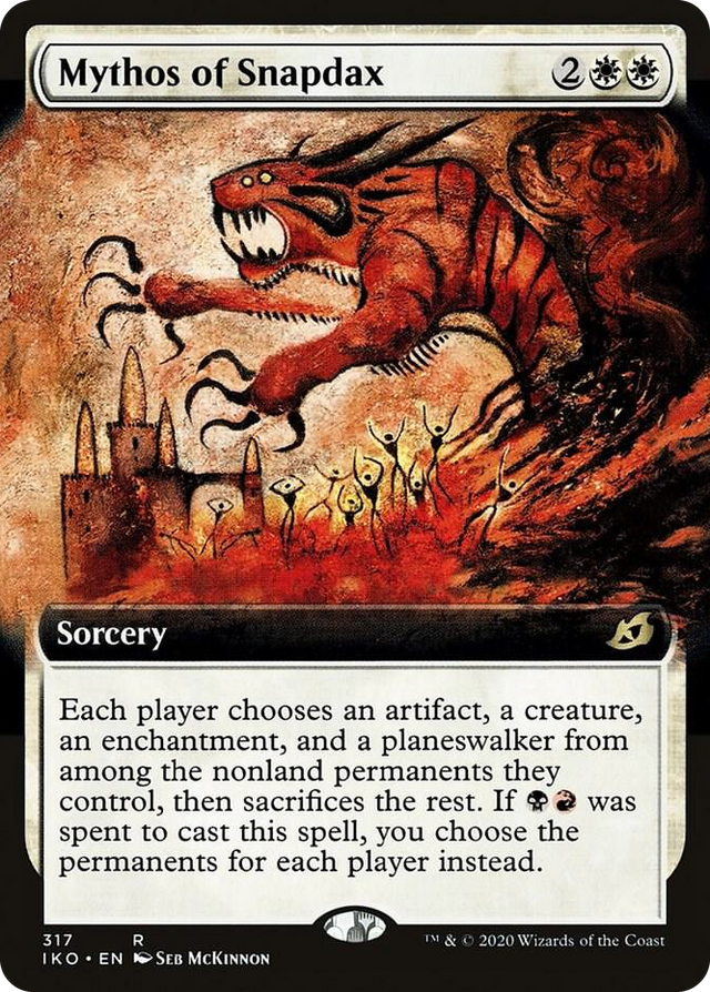 0317 Mythos of Snapdax (Extended Art) R Lair of Behemoths