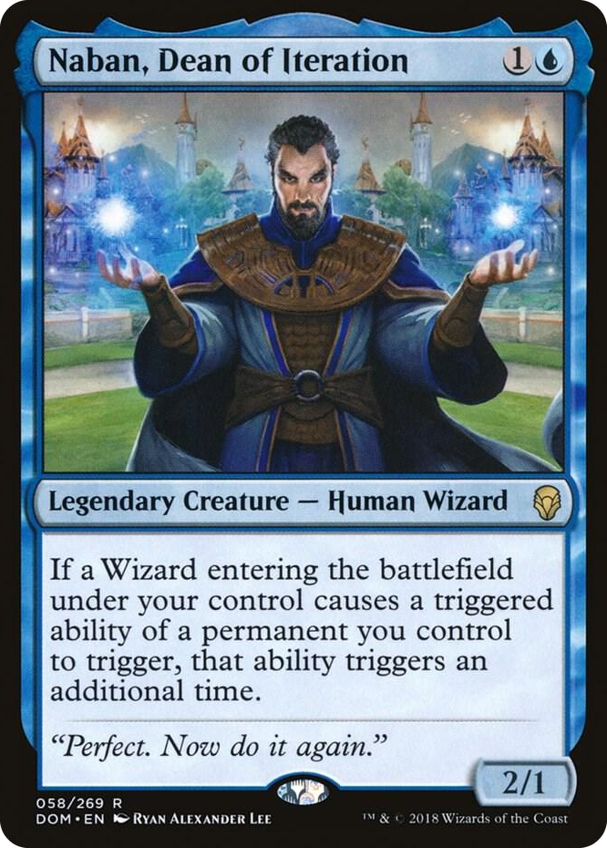 0058 Naban, Dean of Iteration R Dominaria
